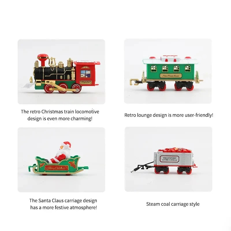 Electric Sound & Light Christmas Train Tree Decoration