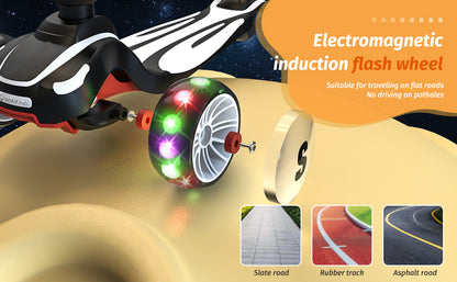 Outdoor Toddler Kick Scooter w/Adjustable Height Handlebars