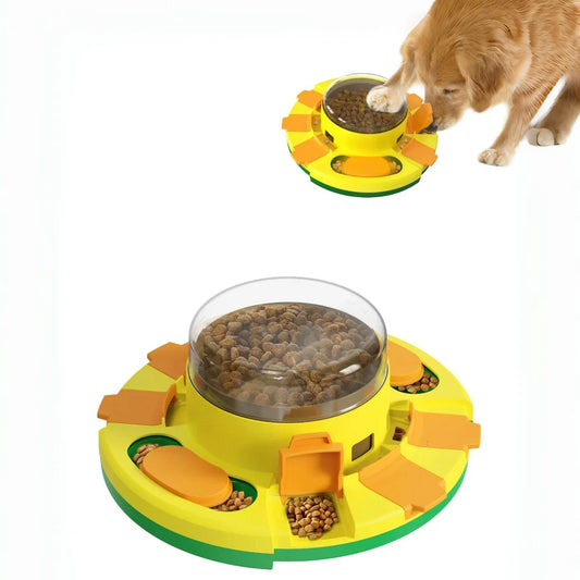 Interactive Puzzle Dog Food & Treat Feeder Dispenser