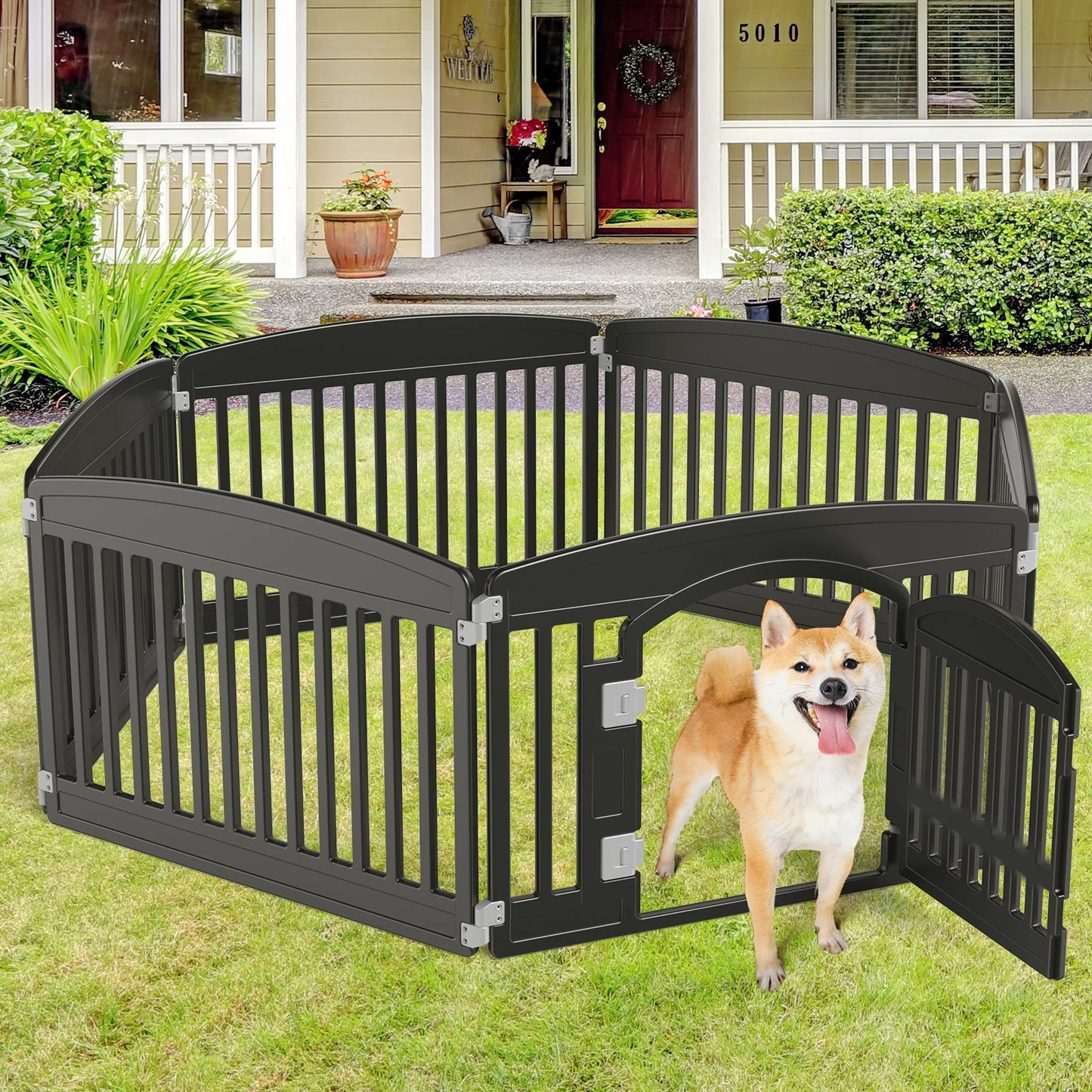 Portable Indoor/Outdoor 6 Panel Pet Playpen