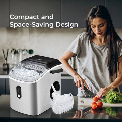 Countertop Portable Ice Maker Machine, Auto Cleaning