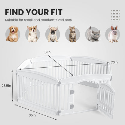 Portable Indoor/Outdoor 6 Panel Pet Playpen