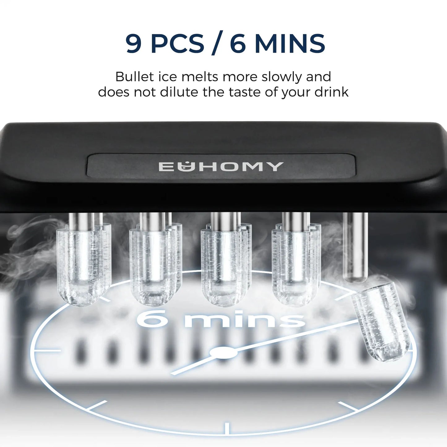 Countertop Portable Ice Maker Machine, Auto Cleaning