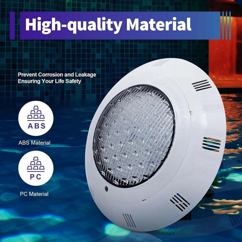 9/18/24/36/45 W LED Underwater Swimming Pool Lights RGB Color Changing AC12V IP68 Waterproof Lamp with Remote Controller