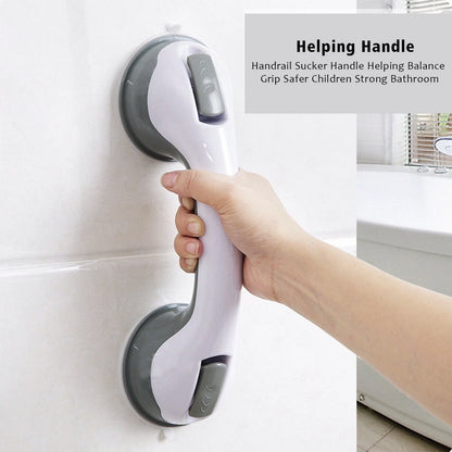 2-Piece Suction Grip Shower Tub Grab Bar