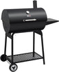 30 Inch Barrel Black Charcoal Outdoor Grill