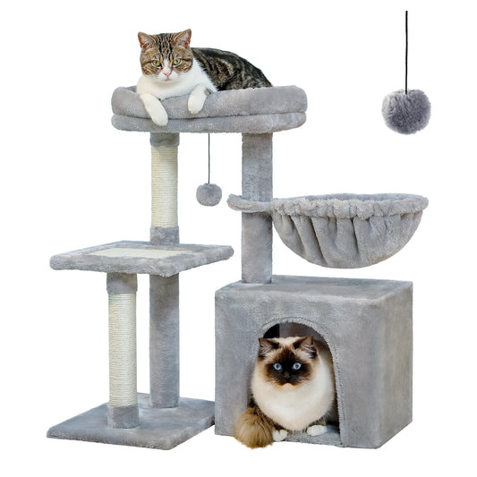 2 Cat Activity Trees with Scratching Posts