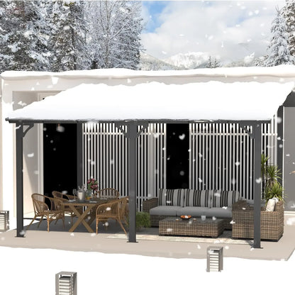 14'X10' Hard Top Gazebo Pergola For Patio