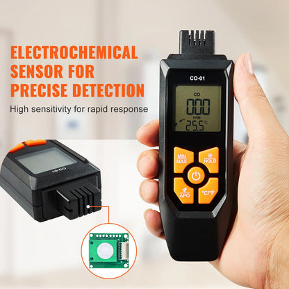 Carbon Monoxide Detector with Audible & Visual Alarm