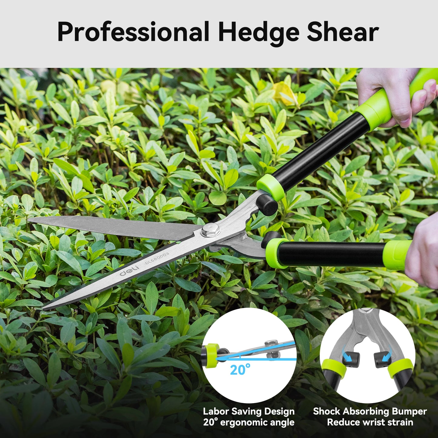 3-Piece Loppers, Hedge Clippers & Pruners Set, Heavy-Duty Garden Tools for Tree & Shrub Care, Branch Cutter & Tree Trimmer