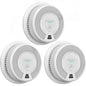 3-Pack, 2-in-1 Smoke & Carbon Monoxide Detector Alarm