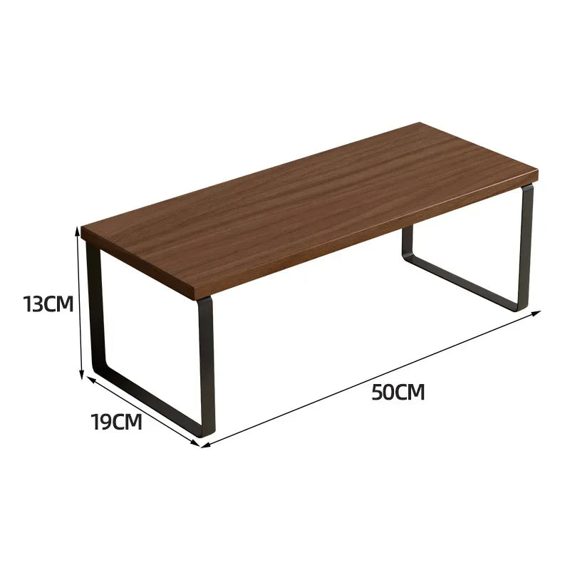 Simple Kitchen Cabinet Organizer Shelf- Wood & Metal         Kitchen Counter Shelves Kitchen Storage Spice Rack Stackable Metal and Engineered Wood