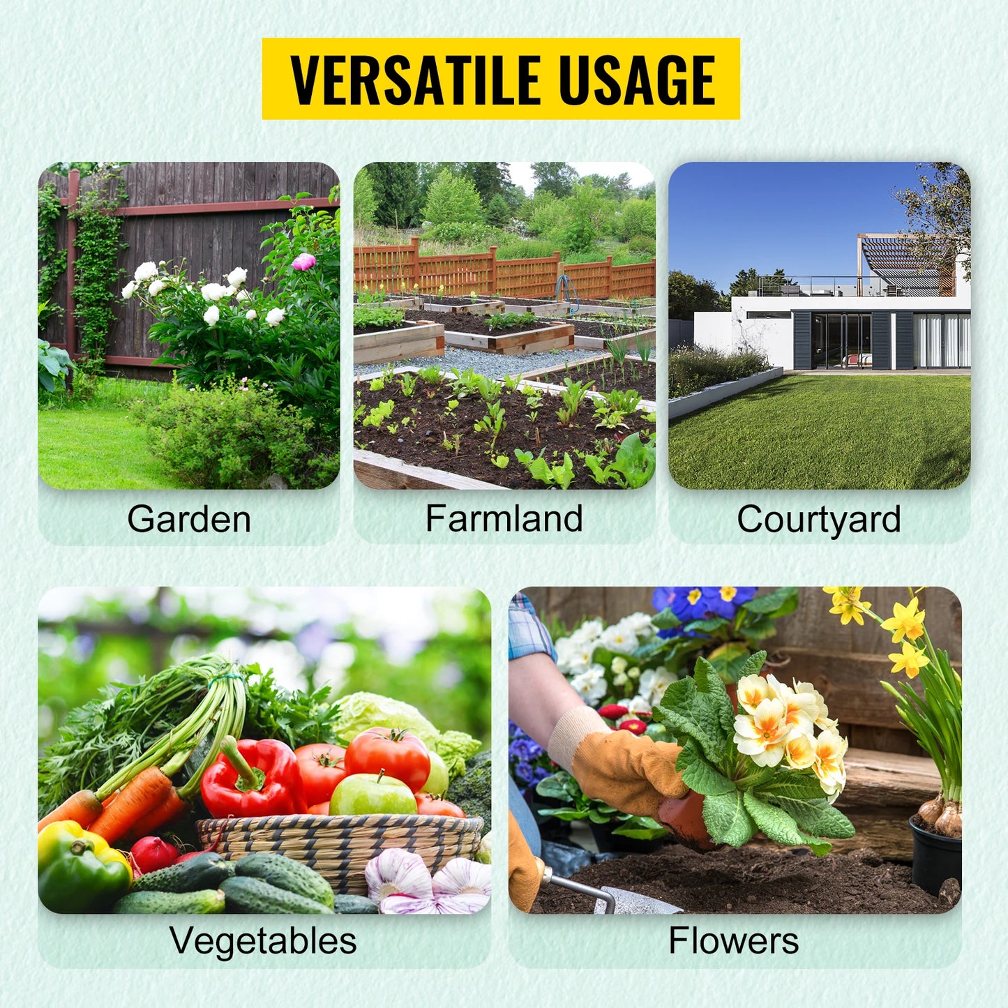 Walk-in Tunnel Greenhouse, Galvanized Frame & Waterproof Cover