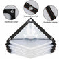 Thick Transparent Waterproof Tarpaulin, Clear Plant Cover