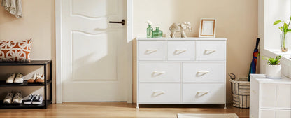 Wardrobes For Bedroom- 5/7/10 White Fabric Drawers