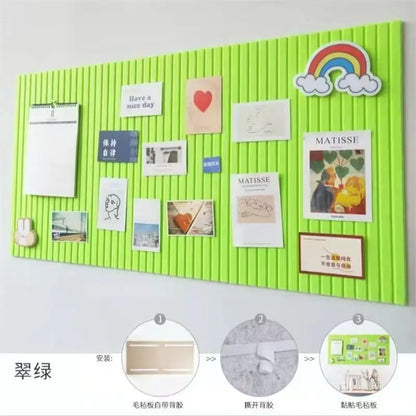 Thickened Decorative Felt Cork Board Message Display