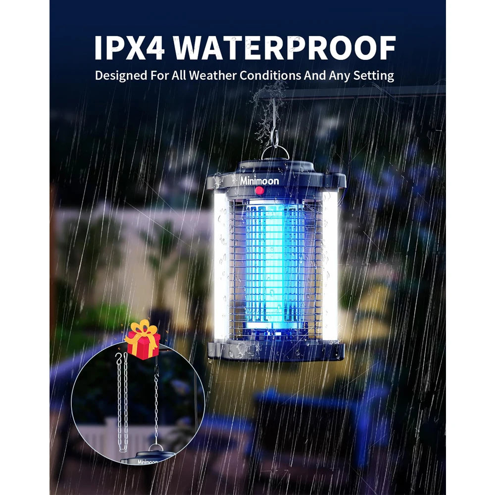 Outdoor Mosquito Bug Zapper w/Dual LED Light