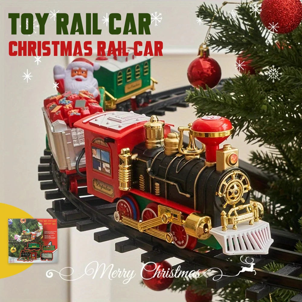 Electric Sound & Light Christmas Train Tree Decoration