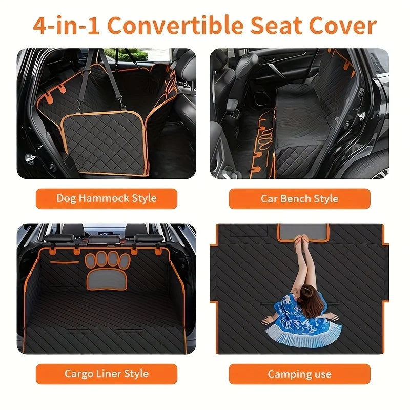 Pet Seat Cover, Heavy Duty, Scratch Resistant