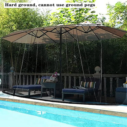 15FT Mosquito Netting for Patio Umbrella, 10x10