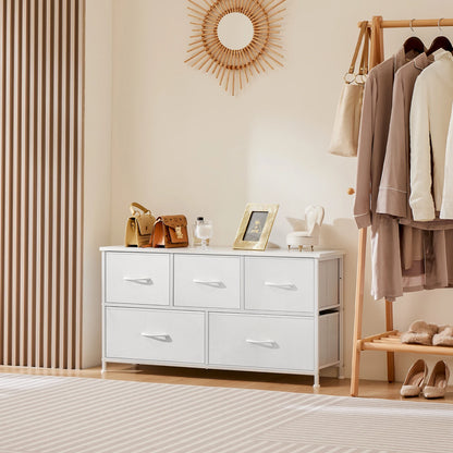 Wardrobes For Bedroom- 5/7/10 White Fabric Drawers