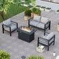6-pc Aluminum Outdoor Furniture Set- Waterproof Covers