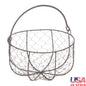 Brown Chicken Wire Storage Basket