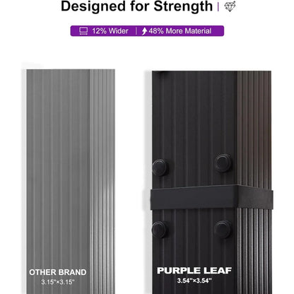 9.5' X 13' Outdoor Retractable Pergola with Shade Canopy