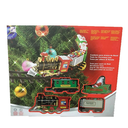 Electric Sound & Light Christmas Train Tree Decoration