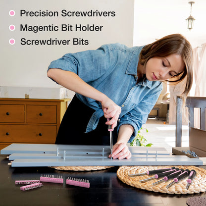 263-Piece Pink Home Repairing Tool Set