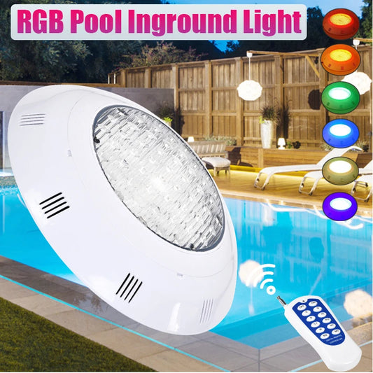 9/18/24/36/45 W LED Underwater Swimming Pool Lights RGB Color Changing AC12V IP68 Waterproof Lamp with Remote Controller