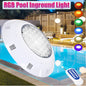 9/18/24/36/45 W LED Underwater Swimming Pool Lights RGB Color Changing AC12V IP68 Waterproof Lamp with Remote Controller