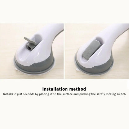 2-Piece Suction Grip Shower Tub Grab Bar