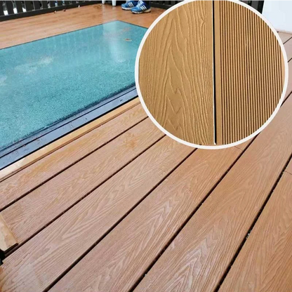 Wood Plastic Composite Outdoor Deck Flooring