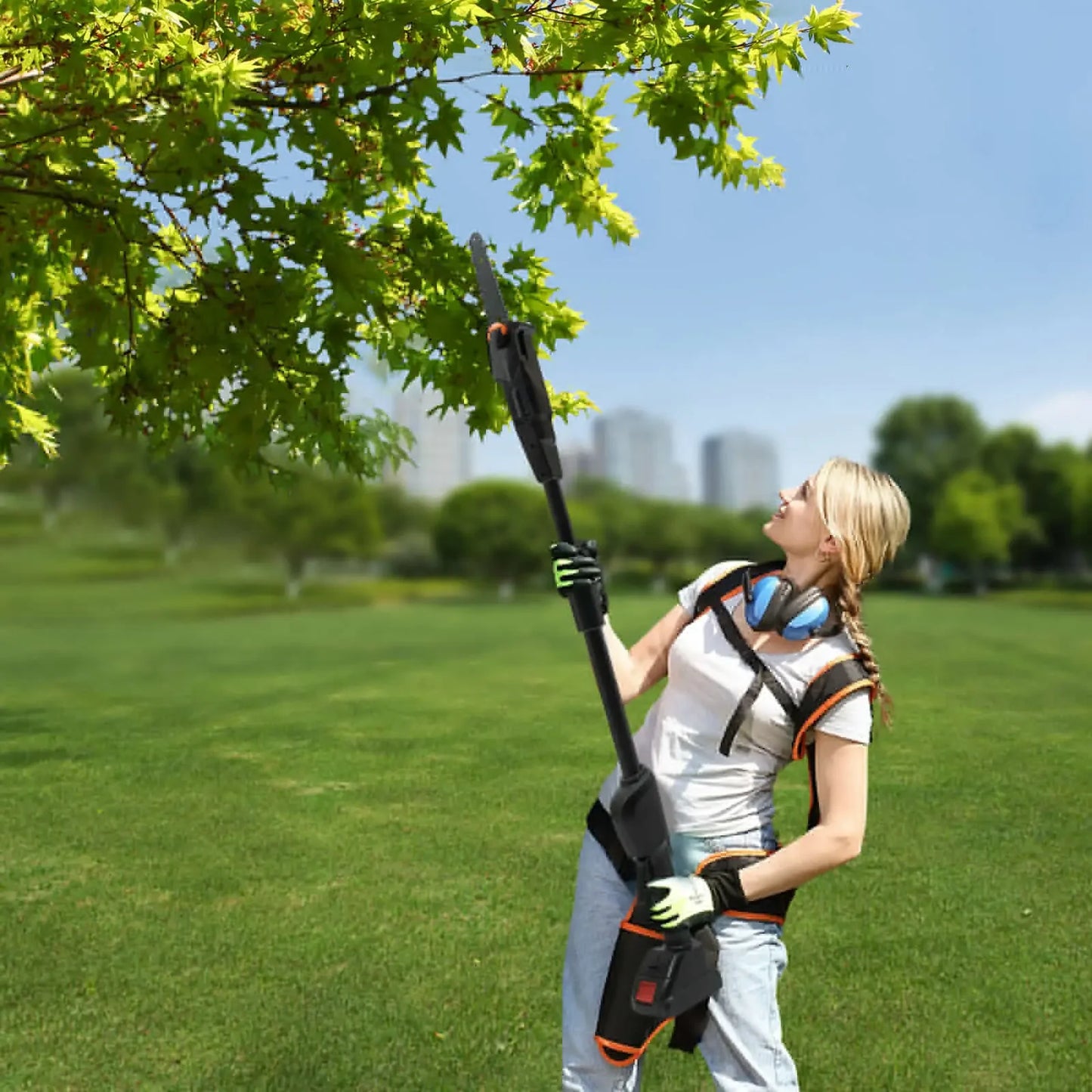 Electric Pole Chain Saw, Tree Trimmer, Pruner