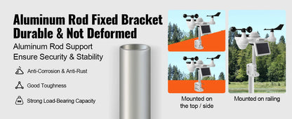 7-in-1 Solar Wi-Fi Weather Station Color Display