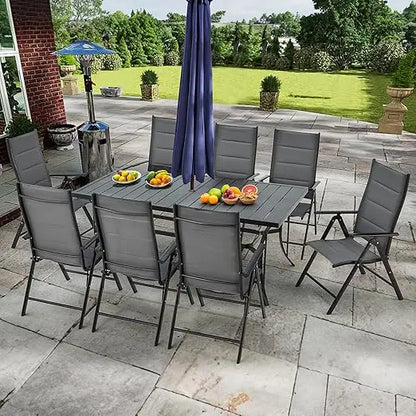 7-Piece All-Weather Rattan Patio 60" Dining Set