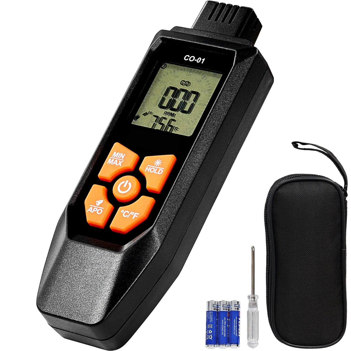 Carbon Monoxide Detector with Audible & Visual Alarm