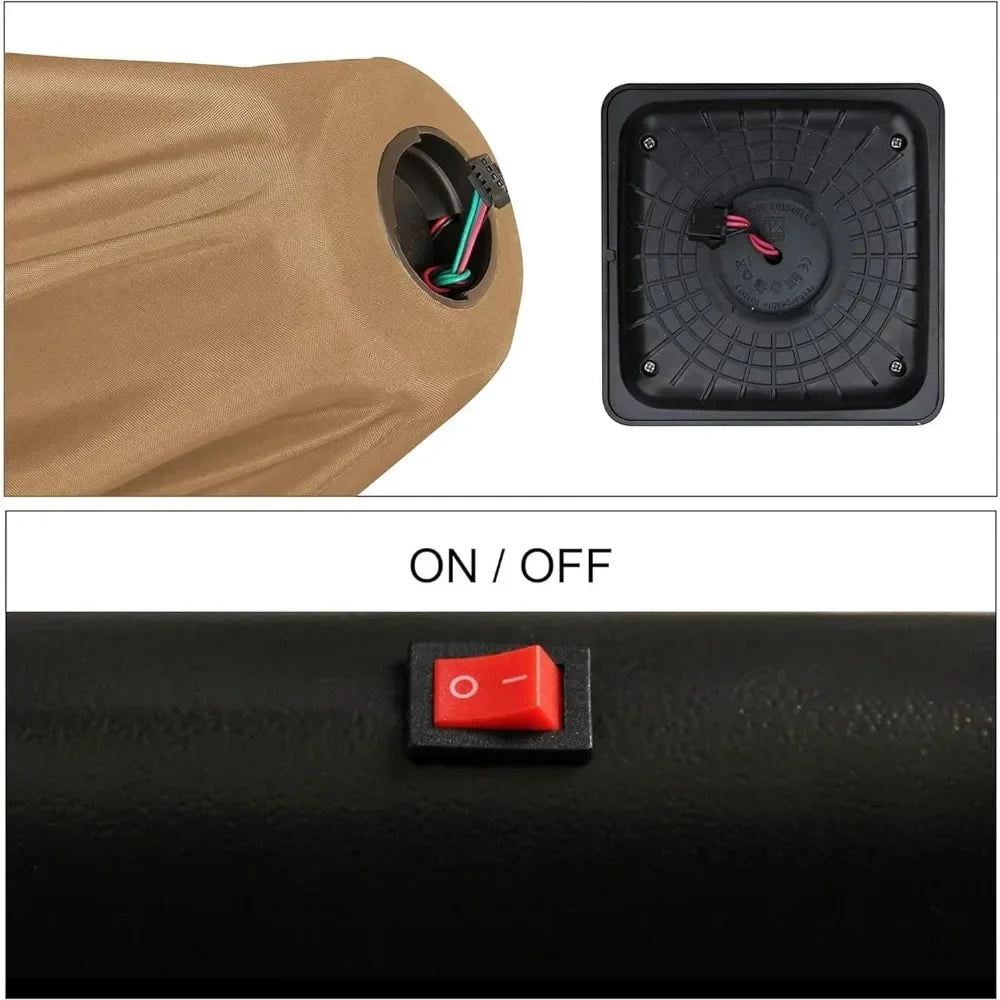 Lighted 9-foot Outdoor Patio Umbrella For Deck