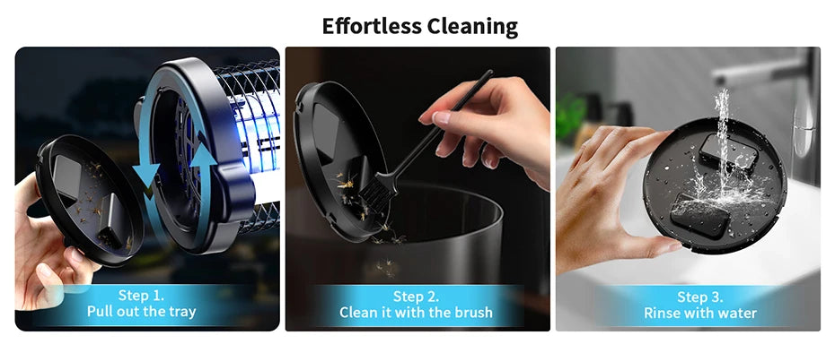 Outdoor Mosquito Bug Zapper w/Dual LED Light