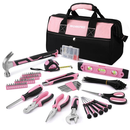 263-Piece Pink Home Repairing Tool Set