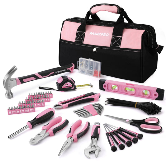 263-Piece Pink Home Repairing Tool Set