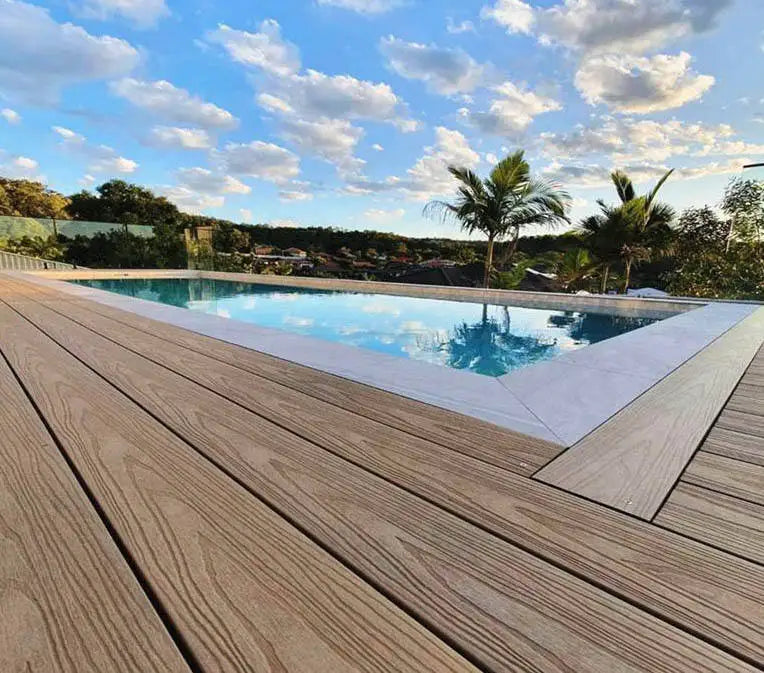 Wood Plastic Composite Outdoor Deck Flooring